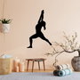 Wallity Yoga 10 Escultura de Pared Negra
